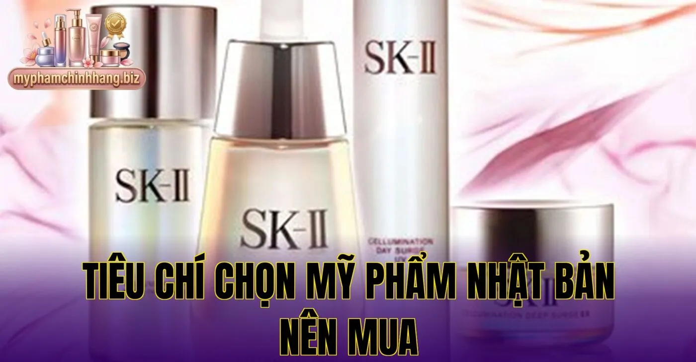 Tiêu chí chọn mỹ phẩm Nhật Bản nên mua