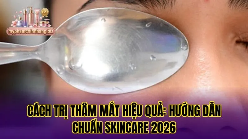 Cách trị thâm mắt hiệu quả: hướng dẫn chuẩn skincare 2026