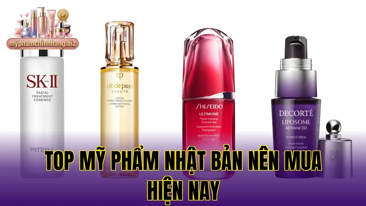 Top mỹ phẩm Nhật Bản nên mua hiện nay
