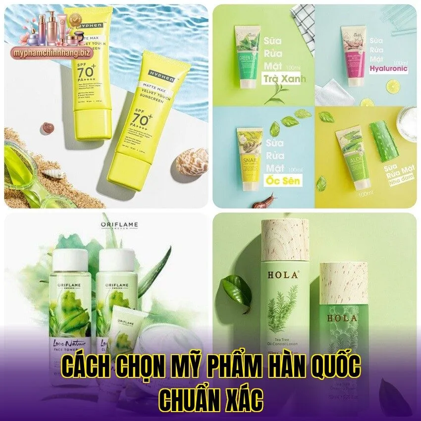 Cách chọn mỹ phẩm Hàn Quốc chuẩn xác