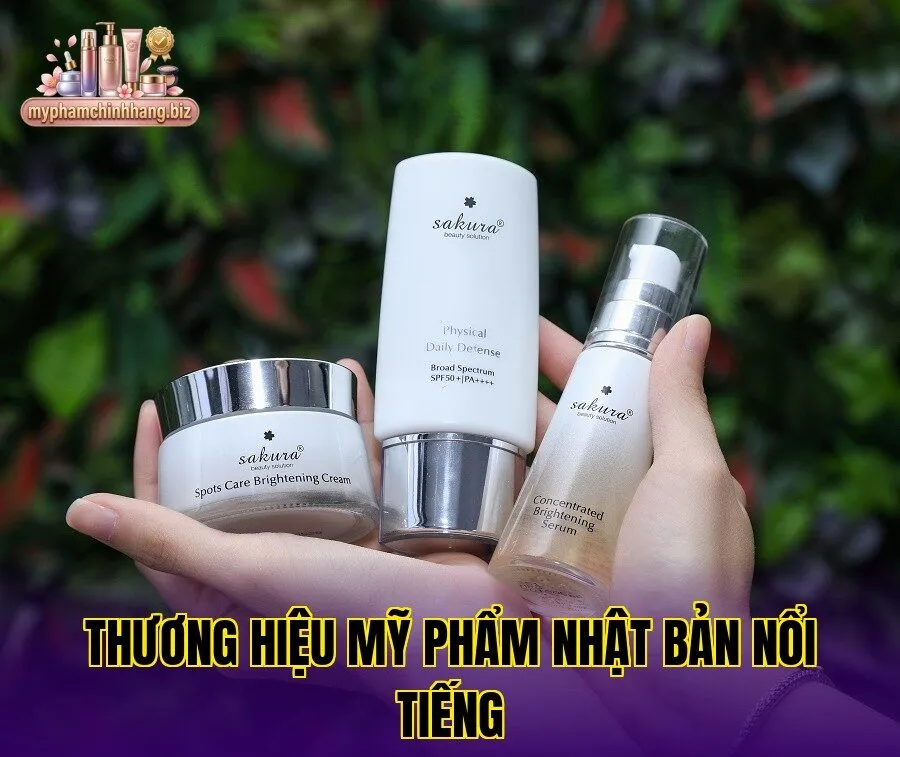 Thương hiệu mỹ phẩm Nhật Bản nổi tiếng
