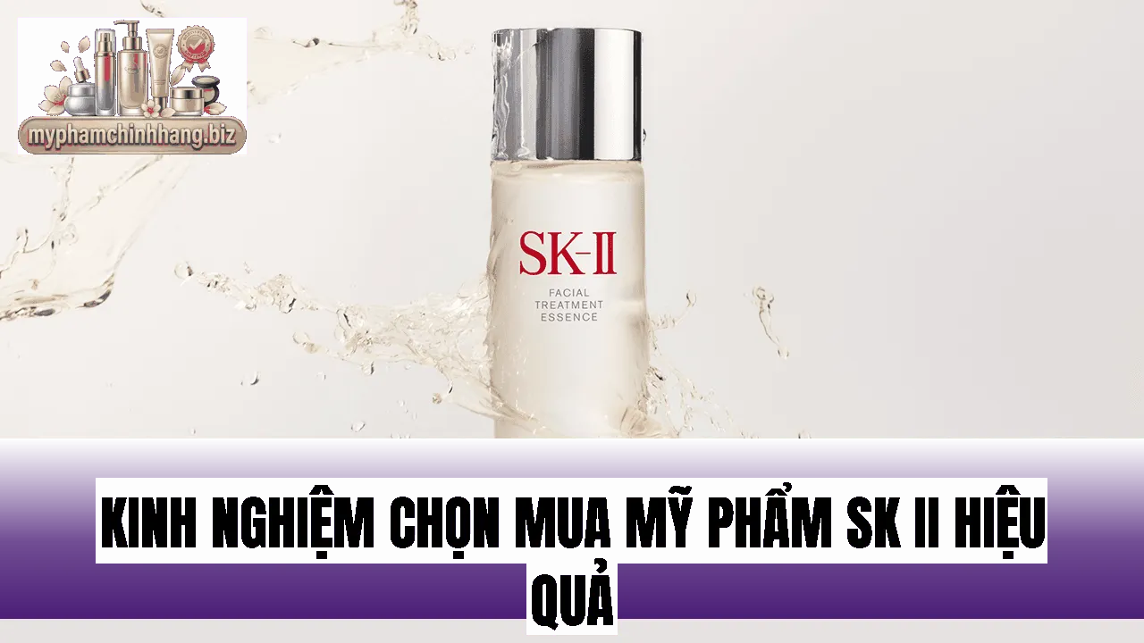 Kinh nghiệm chọn mua mỹ phẩm SK II hiệu quả