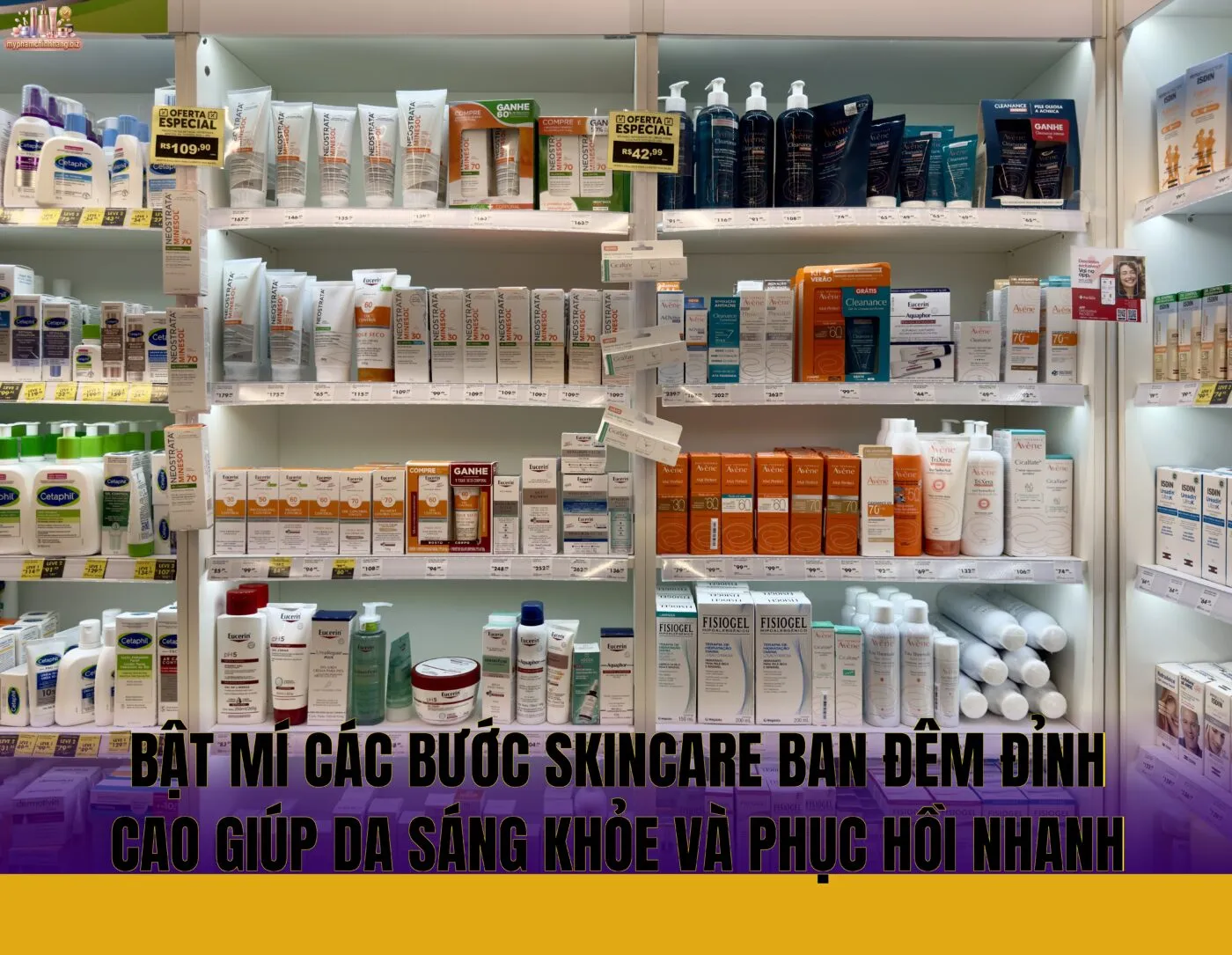 Bật mí các bước skincare ban đêm đỉnh cao giúp da sáng khỏe và phục hồi nhanh