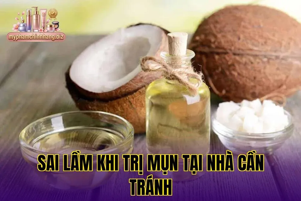 Sai lầm khi trị mụn tại nhà cần tránh