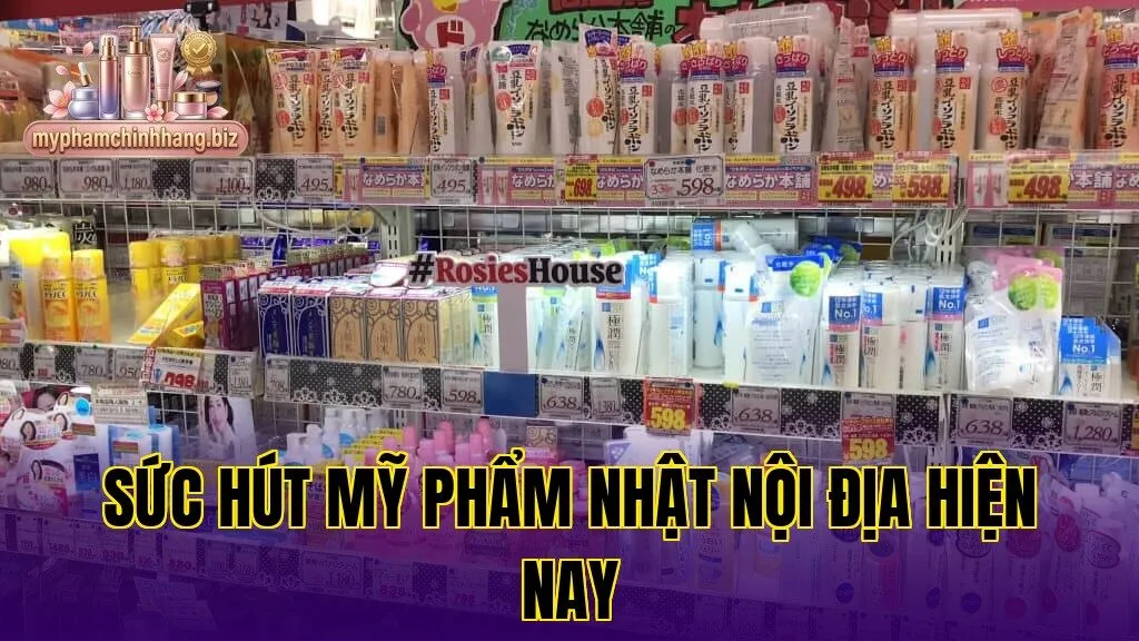 Sức hút mỹ phẩm Nhật nội địa hiện nay