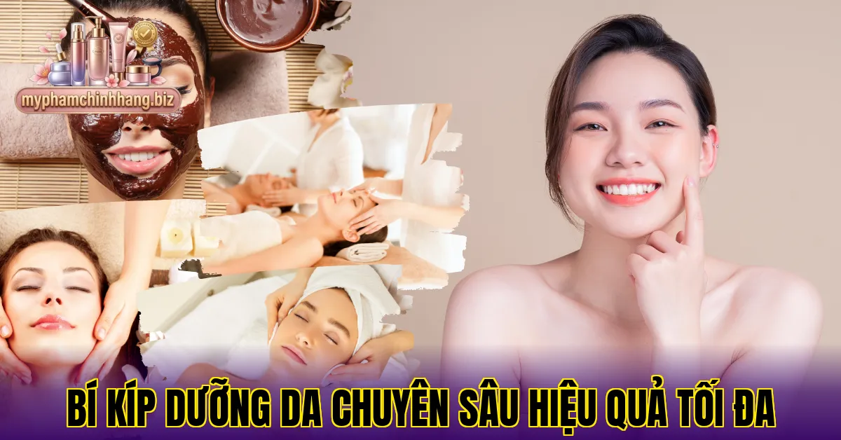 Bí kíp dưỡng da chuyên sâu hiệu quả tối đa