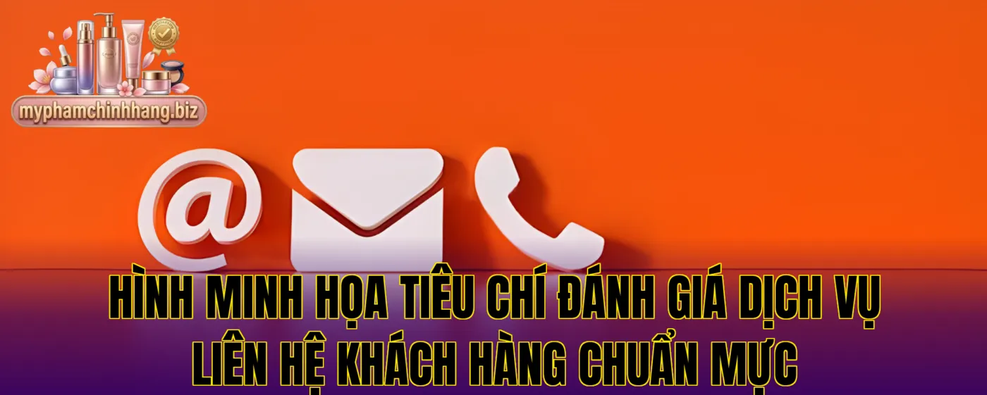 Hình minh họa tiêu chí đánh giá dịch vụ liên hệ khách hàng chuẩn mực