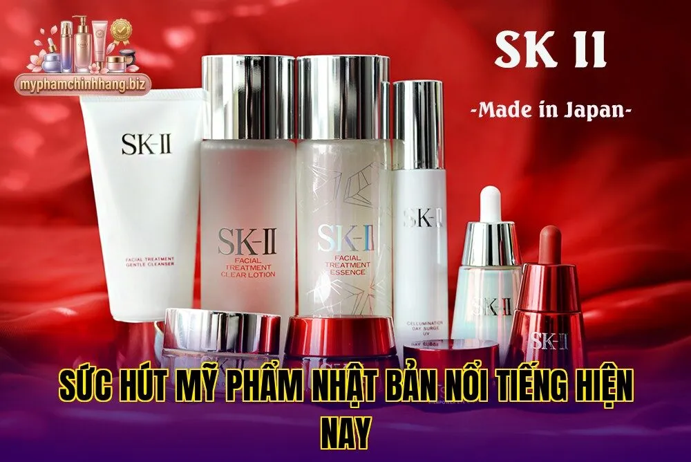 Sức hút mỹ phẩm Nhật Bản nổi tiếng hiện nay